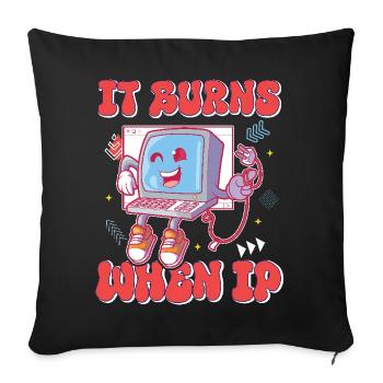 IT Geek, PC Accessories Storage Devices Evolution - Sofa pillowcase 17,3'' x 17,3'' (45 x 45 cm) - black - Front