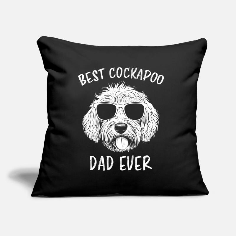 Cockapoo Spruch Papa Lustiges Cockapoo Geschenk Sofakissenbezug 45 x 45 cm