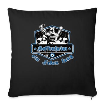 Hoffenheim ein Leben Lang No II - Sofakissenbezug 45 x 45 cm - Schwarz - Vorne