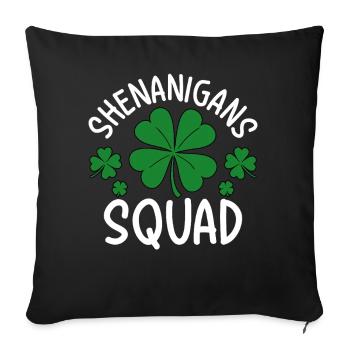 Shenanigans Squad - Sofakissenbezug 45 x 45 cm - Schwarz - Vorne