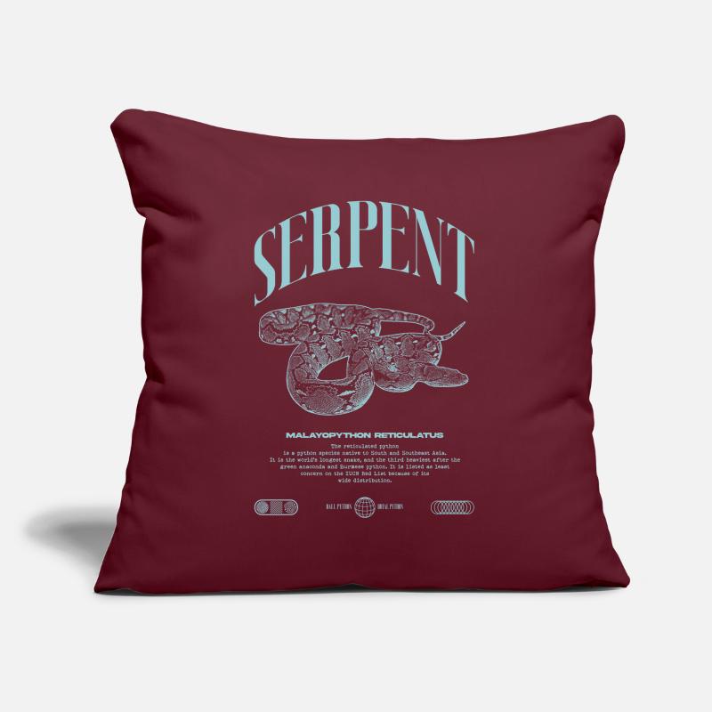 Reticulated Python Reptile Keeper Streetwear Sofa pillowcase 17,3'' x 17,3'' (45 x 45 cm)