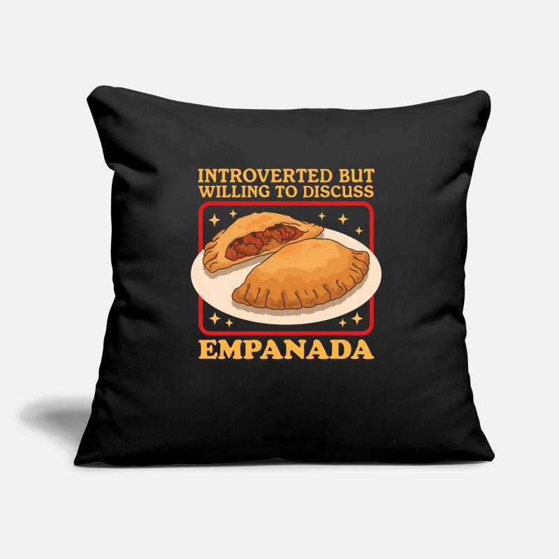 Empanadas Dumpling Empanada Cadeau Housse de coussin décorative 45 x 45 cm
