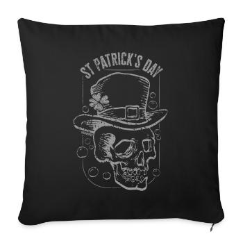 St. Patrick Tag - Sofakissenbezug 45 x 45 cm - Schwarz - Vorne
