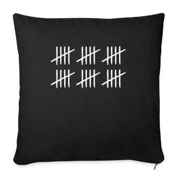 Counters 30 years old 30th birthday - Sofa pillowcase 17,3'' x 17,3'' (45 x 45 cm) - black - Front