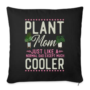 Plant Lover Gardening Mom Plant - Sofakissenbezug 45 x 45 cm - Schwarz - Vorne