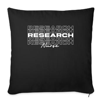 Research Nurse Medical Nurses Stylish - Sofa pillowcase 17,3'' x 17,3'' (45 x 45 cm) - black - Front