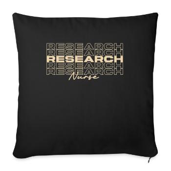 Research Nurse Medical Nurses Stylish - Sofa pillowcase 17,3'' x 17,3'' (45 x 45 cm) - black - Front