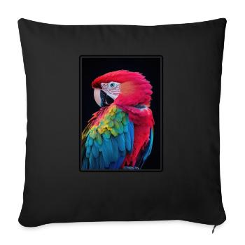 L’ère de l’ara - Housse de coussin décorative 45 x 45 cm - noir - Devant