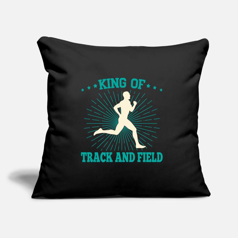 Athlètes d’athlétisme Roi de l’athlétisme Housse de coussin décorative 45 x 45 cm