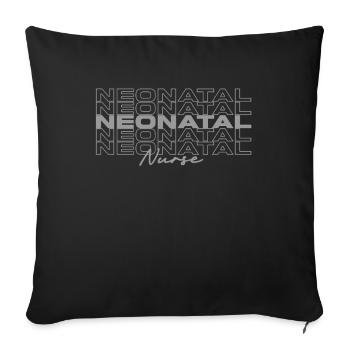 Nursing Neonatal Nurse Medical Nurses Stylish - Sofa pillowcase 17,3'' x 17,3'' (45 x 45 cm) - black - Front