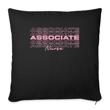 Associate Nurse Medical Nurses Stylish - Sofa pillowcase 17,3'' x 17,3'' (45 x 45 cm) - black - Front