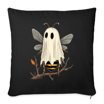 Costume d’abeille mignonne pour Halloween - Housse de coussin décorative 45 x 45 cm - noir - Devant