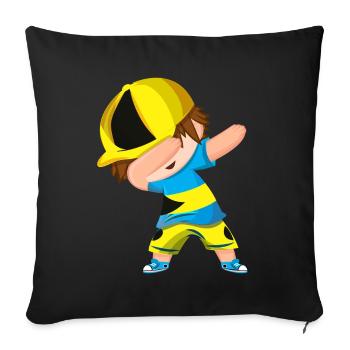 Bahamas Île des Caraïbes Cadeau d’été de l’Atlantique - Housse de coussin décorative 45 x 45 cm - noir - Devant
