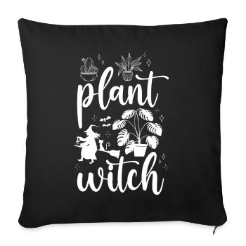 Plant Lover Gardening Halloween - Sofakissenbezug 45 x 45 cm - Schwarz - Vorne