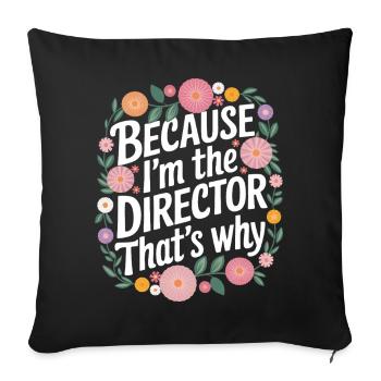 Filmmaker Film Director Cinematographer Film - Sofa pillowcase 17,3'' x 17,3'' (45 x 45 cm) - black - Front