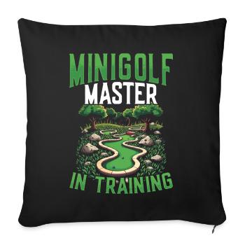 Golf Golf Golfer Golf Course - Sofa pillowcase 17,3'' x 17,3'' (45 x 45 cm) - black - Front