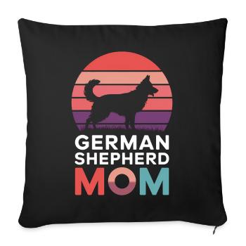 German Shepherd Saying German Shepherd Gift - Sofa pillowcase 17,3'' x 17,3'' (45 x 45 cm) - black - Front