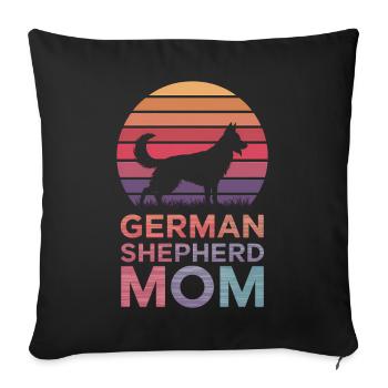 German Shepherd Saying German Shepherd Gift - Sofa pillowcase 17,3'' x 17,3'' (45 x 45 cm) - black - Front