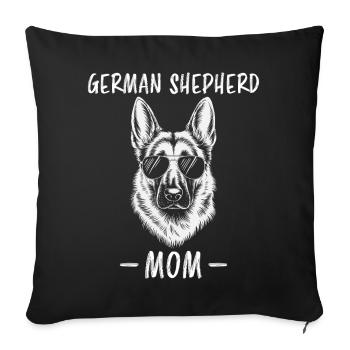 German Shepherd Saying German Shepherd Gift - Sofa pillowcase 17,3'' x 17,3'' (45 x 45 cm) - black - Front