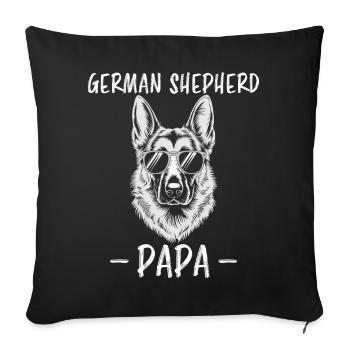 German Shepherd Saying German Shepherd Gift - Sofa pillowcase 17,3'' x 17,3'' (45 x 45 cm) - black - Front