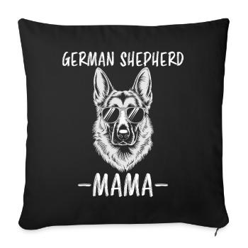 German Shepherd Saying German Shepherd Gift - Sofa pillowcase 17,3'' x 17,3'' (45 x 45 cm) - black - Front