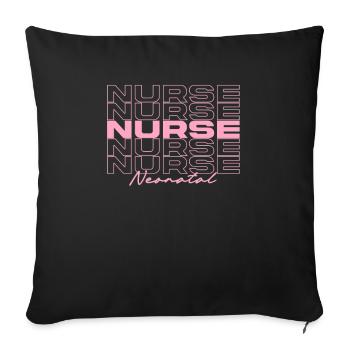 Nursing Neonatal Nurse Medical Nurses Stylish - Sofa pillowcase 17,3'' x 17,3'' (45 x 45 cm) - black - Front