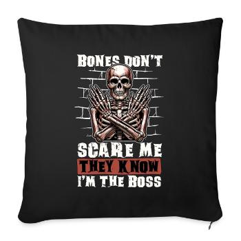 Orthopedic Surgeon Bones Don't Scare Me Medicine - Sofakissenbezug 45 x 45 cm - Schwarz - Vorne