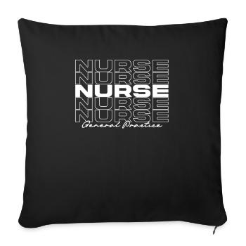 General Practice Nurse Medical Nurses Stylish - Sofa pillowcase 17,3'' x 17,3'' (45 x 45 cm) - black - Front
