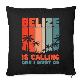 Belize Latino Belizer Belizerin Maya Geschenk - Sofakissenbezug 45 x 45 cm - Schwarz - Vorne