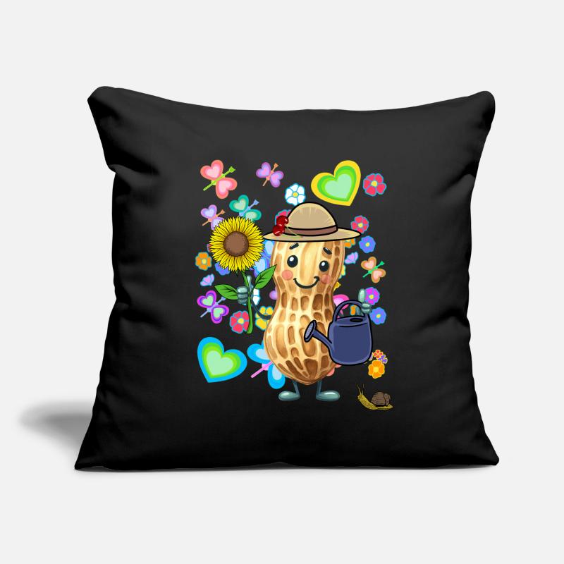 Peanut Peanuts Spring Summer Nut Peanuts Sofa pillowcase 17,3'' x 17,3'' (45 x 45 cm)
