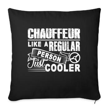 Chauffeur Chauffeur Cooler - Sofa pillowcase 17,3'' x 17,3'' (45 x 45 cm) - black - Front