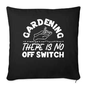 Plant Lover Gardening Gardening - Sofa pillowcase 17,3'' x 17,3'' (45 x 45 cm) - black - Front