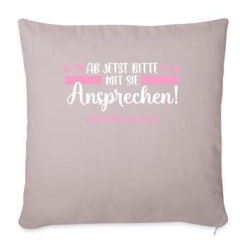 Youth Consecration 2025 Girl Boy - Sofa pillowcase 17,3'' x 17,3'' (45 x 45 cm) - light taupe - Front