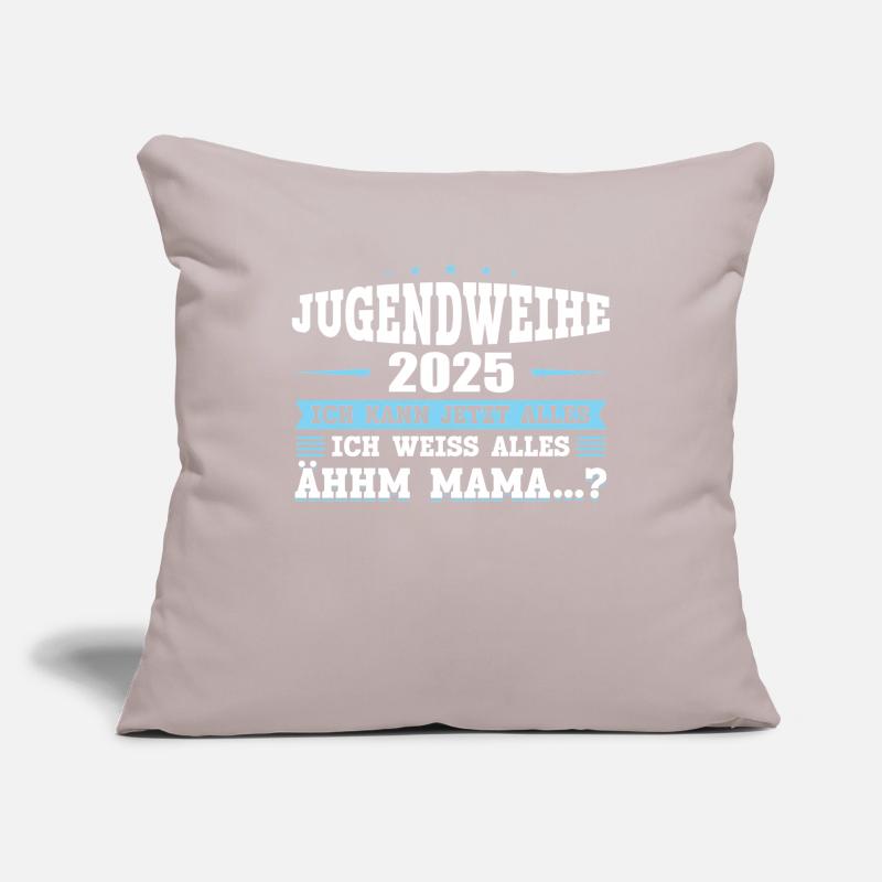 Jugendweihe 2025 Mädchen Junge Sofakissenbezug 45 x 45 cm