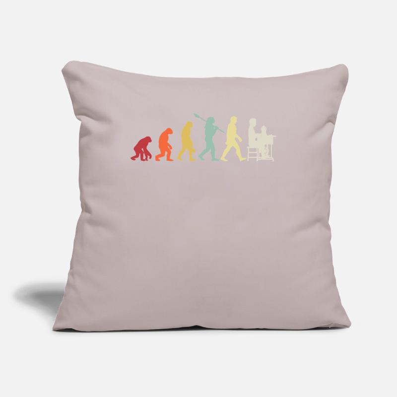 Funny Evolution Computer Information Technology Sofa pillowcase 17,3'' x 17,3'' (45 x 45 cm)