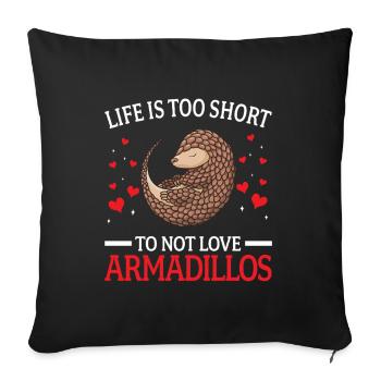 Armadillo Armadillo Armad - Sofa pillowcase 17,3'' x 17,3'' (45 x 45 cm) - black - Front