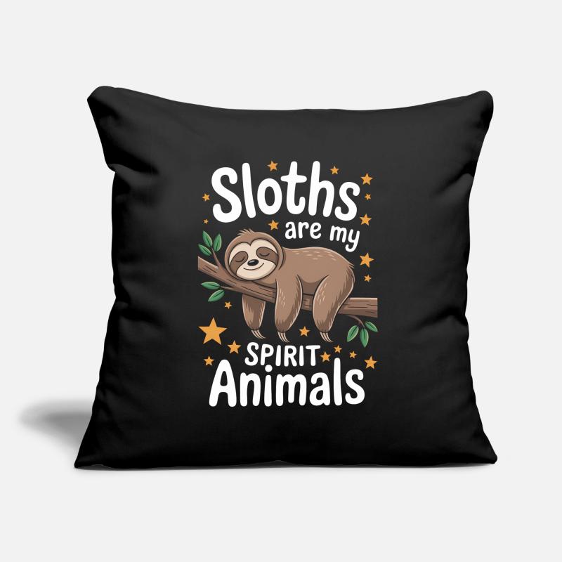 Sloth Saying, Sloths, Funny, Sloth Gift Sofa pillowcase 17,3'' x 17,3'' (45 x 45 cm)