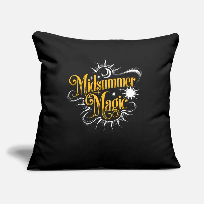 Mystical Midsummer Magic Celestials Witchy Boho Su Sofakissenbezug 45 x 45 cm
