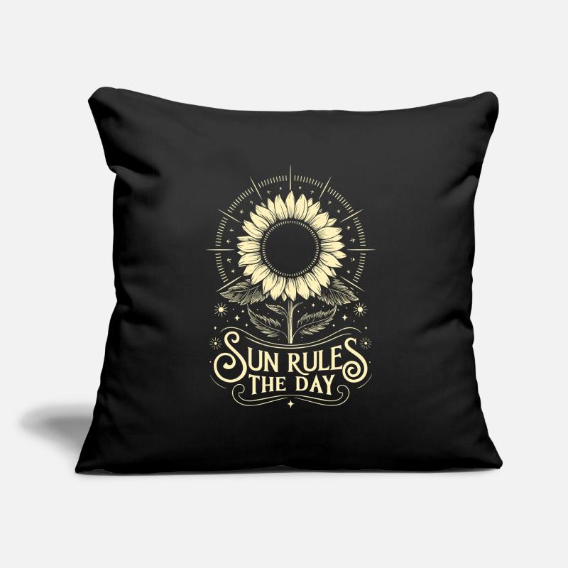 Sun Rules The Day Boho Sunflower Summer Solstice C Sofakissenbezug 45 x 45 cm