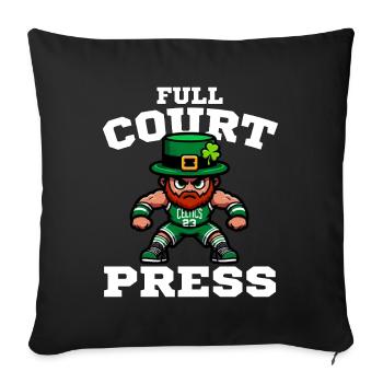 FULL COURT PRESS - BASKETBALL - Sofa pillowcase 17,3'' x 17,3'' (45 x 45 cm) - black - Front
