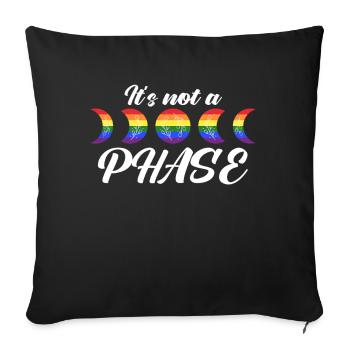 Contre le racisme ! Pour la politique, les droits de l’homme, l’amour - Housse de coussin décorative 45 x 45 cm - noir - Devant