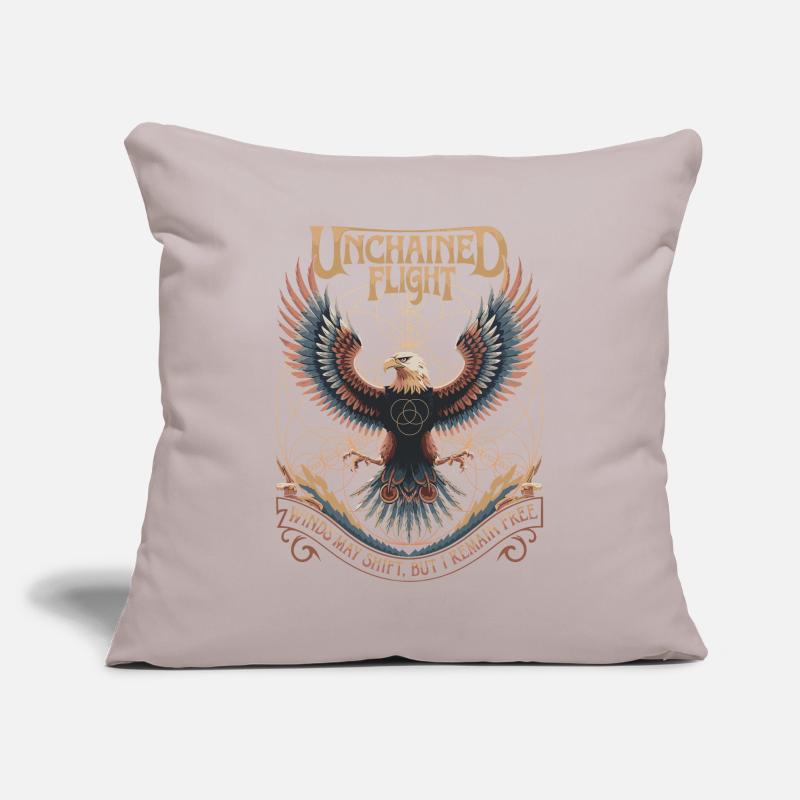 Unchained Flight - Eagle & Sacred Geometry Sofa pillowcase 17,3'' x 17,3'' (45 x 45 cm)