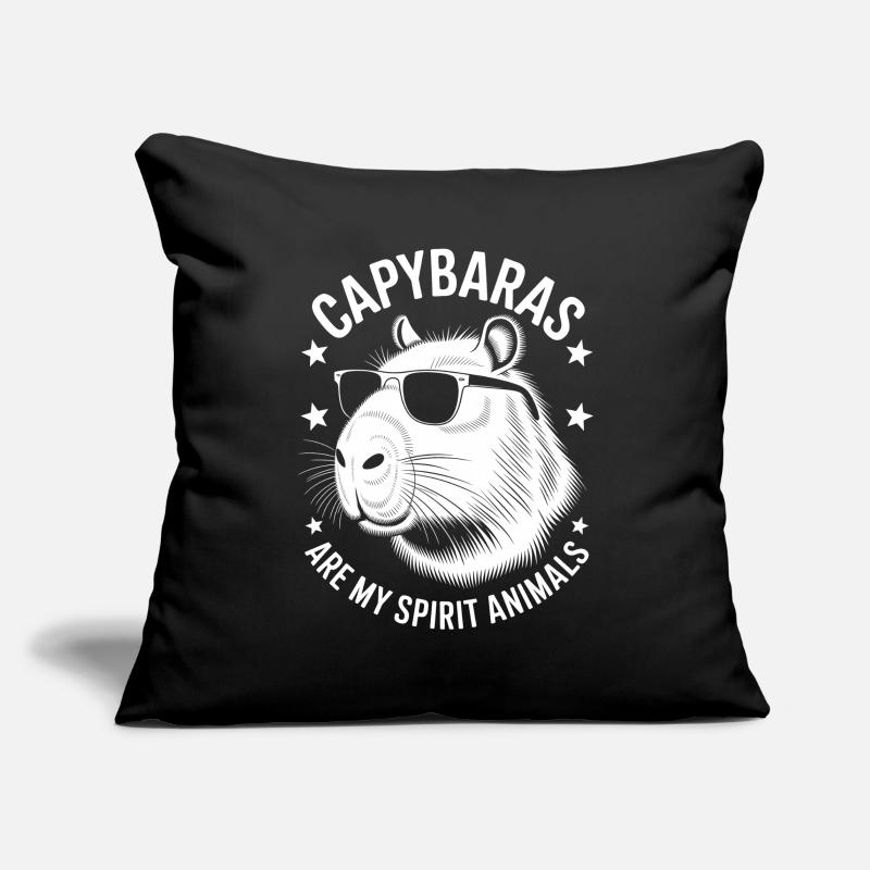 Capybara Spruch Lustiges Capybara Geschenk Sofakissenbezug 45 x 45 cm