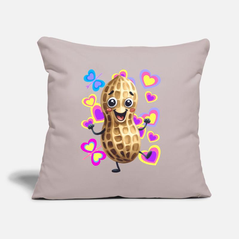 Peanut Spring Dance Dancing Peanuts Kids Sofa pillowcase 17,3'' x 17,3'' (45 x 45 cm)