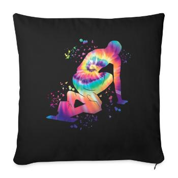 Sprinter Colorsplash Sprintender Sprint - Housse de coussin décorative 45 x 45 cm - noir - Devant