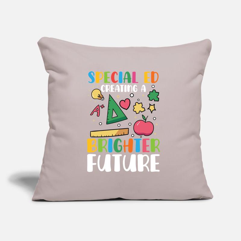 Special education creates a brighter future with Sofa pillowcase 17,3'' x 17,3'' (45 x 45 cm)