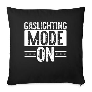 Allume-gaz - Housse de coussin décorative 45 x 45 cm - noir - Devant
