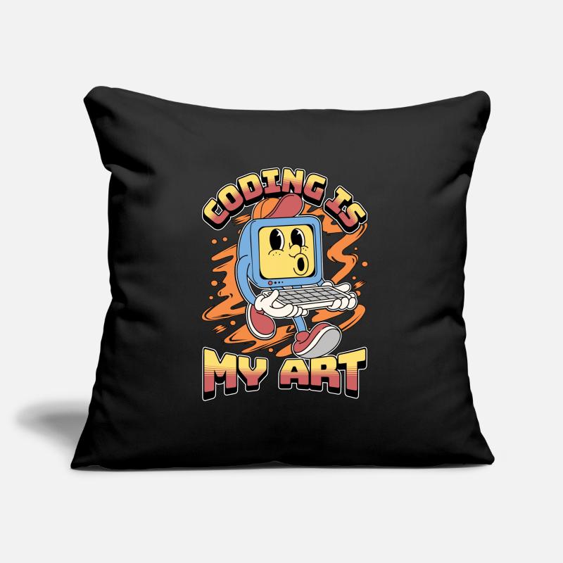 Coder Coding Is My Art Software Engineering Coders Sofakissenbezug 45 x 45 cm