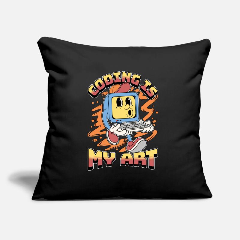 Coder Coding Is My Art Software Engineering Coders Sofakissenbezug 45 x 45 cm