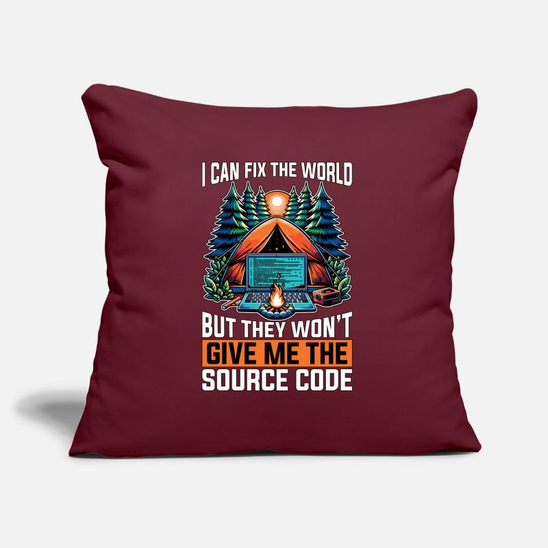 Coder I Can Fix The World Web Developer Coders Sofakissenbezug 45 x 45 cm